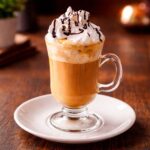 Capuchino artesanal con crema batida